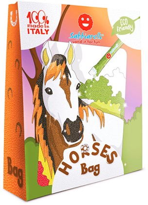 Sabbiarelli Zandschilderen Tas Paarden