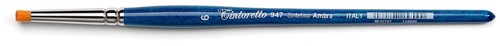 Tintoretto Ambra Synthetisch Penseel Rond Schuin 2