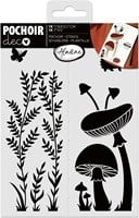 Aladine Stencil Herb Paddestoel 18 x 13 cm