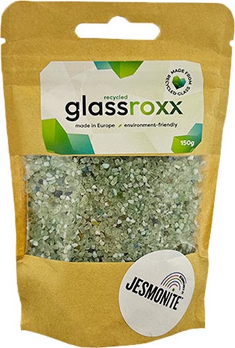 Jesmonite GlassRoxx Small 150gr Bleekgroen