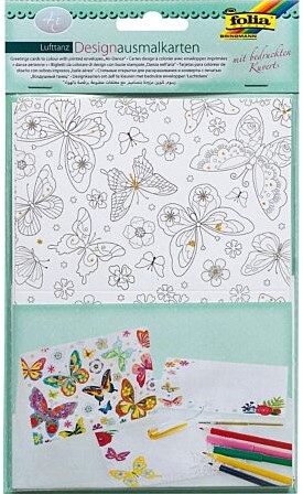 Folia Encaustic 2350 Colouring Cards A5 Size - 100 Sheets Of Very Dense And Very Smooth Special Paper For Wax Technique