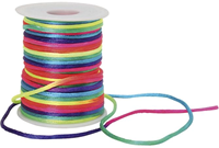 CC Macramé cord, rainbow colours, thickness 2 mm, 40 m/ 1 roll