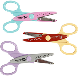 CC Kidzors Paper Edgers, hippo, camel & hedgehog, 3 pc/ 1 pack