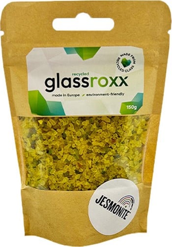 Jesmonite GlassRoxx Small 150gr Fluo geel