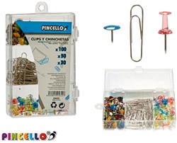 Pincello Punaise en Paperclip Set