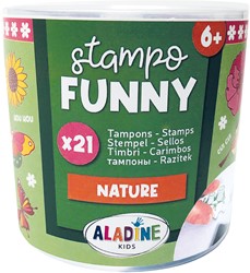 Aladine Stamp Set Stampo Funny Nature 21 pieces