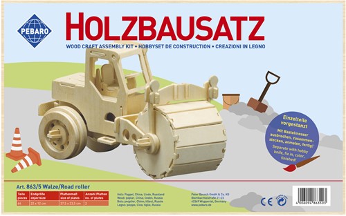 Pebaro Houten Bouwset Wals