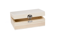 Wooden Box with Flap Lid 17x10x7cm-2