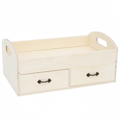 Houten Dienblad met Lades 35x21x15 cm