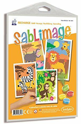 Sablimage Nachfüllpackung Afrikanische Tiere 18x25 cm