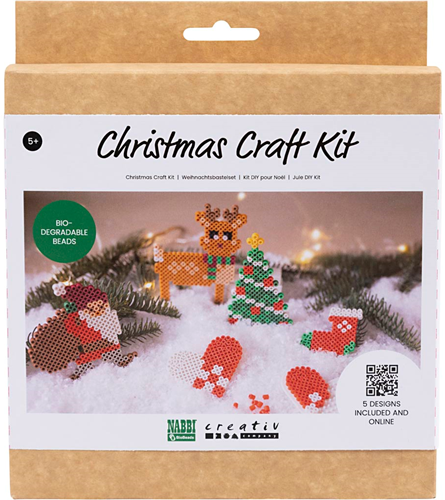 Nabbi BioBeads Creatieve Strijkkralen Set Kerst Kerstman