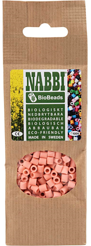 Nabbi BioBeads Iron-on Beads Salmon Pink 1000 pieces-2
