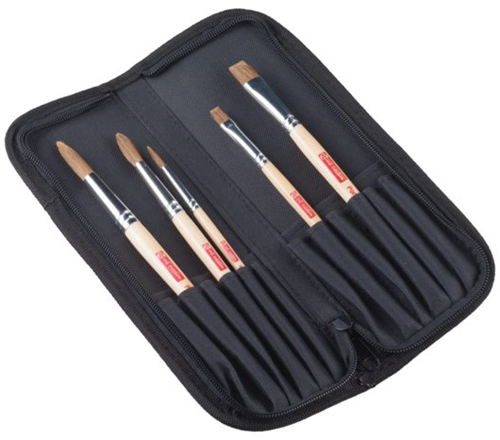 TAC Watercolor Brushes Organizer Set