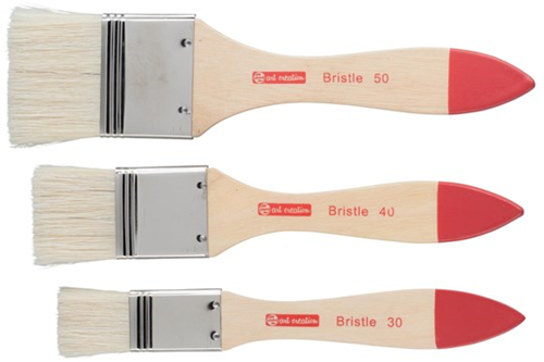 TAC Brush Set Pig Bristle 3 Spalter