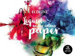 Royal Talens Ecoline Aquarellpapier 24x30 cm 290gr 12 Blatt