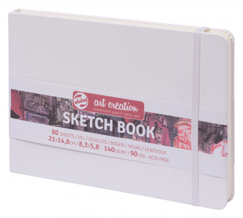 TAC Schetsboek 21x15 cm 140gr 80 vel Wit
