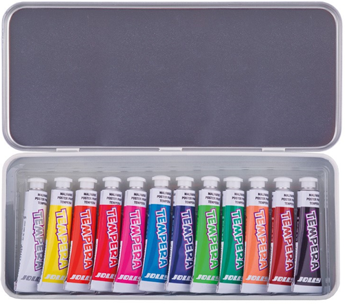 Jolly Super Tempera 7,5 ml 12 stuks-3