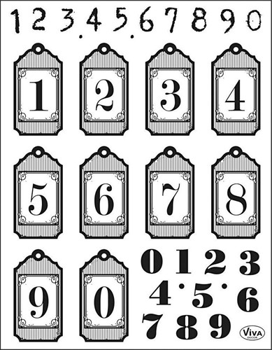Viva Decor Silicone Stamp Numbers-3