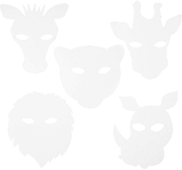 TeachMe Papp-Dschungelmasken 16 Stück