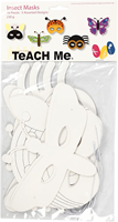 TeachMe Kartonnen Insecten Maskers 16 stuks-2