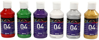 A-Color Glitter Acrylverf Set 6x120 ml-3