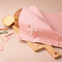 CC Mini Craft Kit Embroidery, dusty rose, Fabric napkin, 1 pack-2