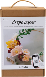 CC Craft Kit Crepe Paper, Wreath, Crêpe ratio: 180%, 105 g, 1 pack