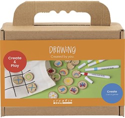 CC Mini Hobbyset Tekenen Drie op een Rij