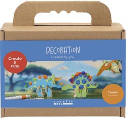 CC Mini Hobbyset Decoratie Dinosaurus 3 soorten