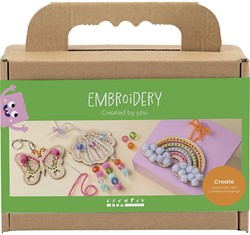 CC Mini-Stickset Schmetterling, Muschel und Regenbogen in verschiedenen Farben