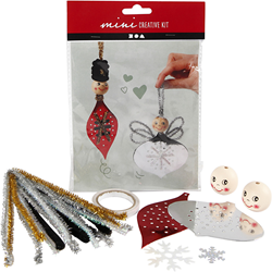 CC Mini Craft Kit, punched figures for making hanging decorations, 1 set