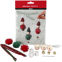 CC Mini Craft Kit, hanging Christmas elf decoration, 1 pack