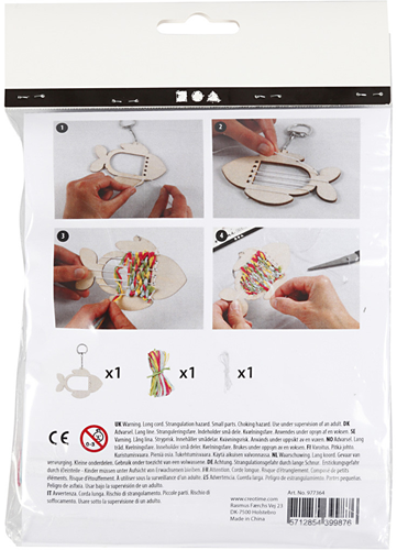 CC Mini Creative Kit Vis Sleutelhanger-3