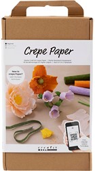 CC-Starterset Lernen, Blumen aus Krepppapier herzustellen
