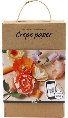 CC Startersset Leren Crêpepapier Bloemen Maken