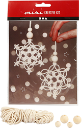 CC Mini Creative Kit Kerststerren Macramé 10 cm 2 stuks