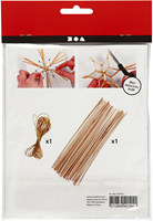 CC Mini Kreativset Schneeflocken Stroh 10 cm 3 Stück-3