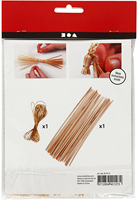 CC Mini Creative Kit Yule Geiten Stro 7 cm 2 stuks-3