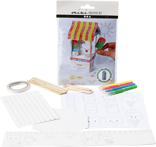 CC Mini Creative Kit Recycle Milchkarton Eisdiele