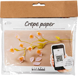 CC Creative Mini Hobby Set Krepppapier Blumen Kirschzweig