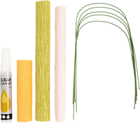CC Creative Mini Hobby Set Krepppapier Blumen Kirschzweig-2