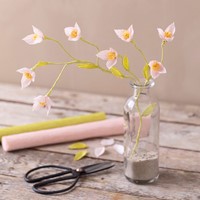 CC Creative Mini Hobby Set Krepppapier Blumen Kirschzweig-3