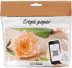 CC Mini Craft Kit Crepe Paper, Peony, Crêpe ratio: 180%, 105 g, 1 pack