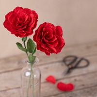 CC Mini Craft Kit Crepe Paper, Roses, Crêpe ratio: 180%, 105 g, 1 pack-3