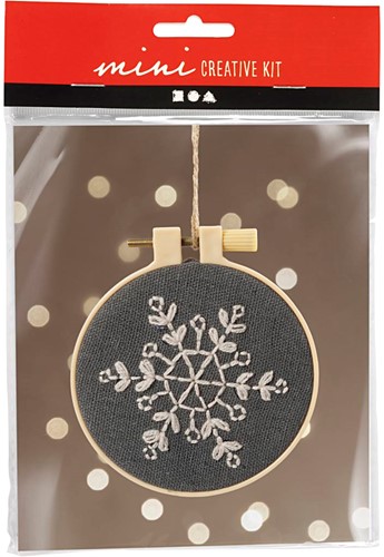 CC Mini Hobbyset Borduurwerk Sneeuwvlok