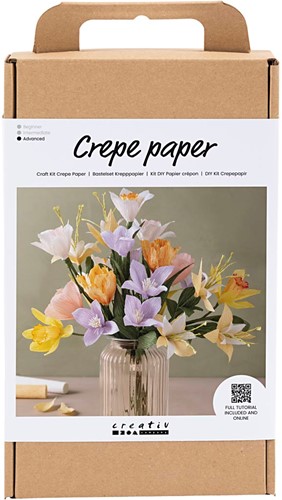 CC Starter Set Krepppapier Blumen Frühlingsstrauß