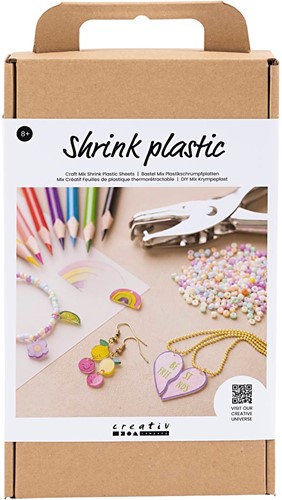 CC Craft Mix Shrink Plastic Sheets, Jewellery, 1 pack