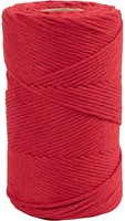CC Macramékoord 2 mm 198 m Rood