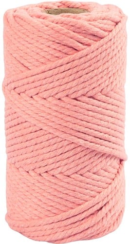 CC Macramékoord 4 mm 55 m Roze