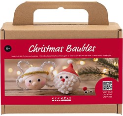 CC Mini Hobbyset Kerstballen Kerstman en Engel